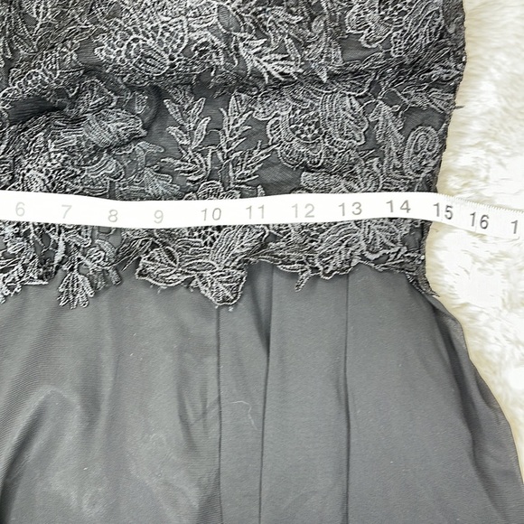 PlanoBridal•Halter Neckline•Black, Hi-Lo Dress - Picture 7 of 11